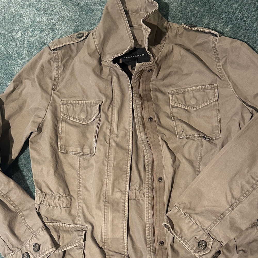 Banana Republic Utility Jacket in Tan